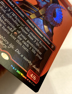 MTG Neheb, the Eternal BORDERLESS FOIL Commander Masters 678 NM - Image 3