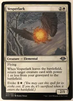 MTG Vesperlark Modern Horizons 035/254 Regular Uncommon - Image 1