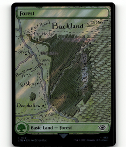 MTG Forest (0721) (Surge Foil) The Lord of the Rings - Image 1