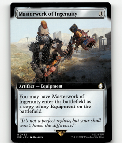 MTG Masterwork of Ingenuity (Extended Art) - Universes Beyond: Fallout - Image 1