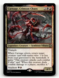 MTG - Carnage, Crimson Chaos #125 - Marvel's Spider-Man - Image 1