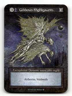 Sorcery: Contested Realm Gibbous Nightgaunts (Exceptional) - Gothic - Image 1
