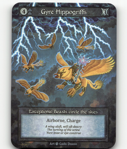 Sorcery: Contested Realm Gyre Hippogriffs - Beta - Exceptional - Image 1