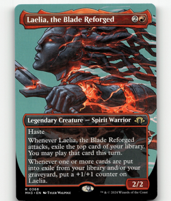 MTG Laelia, the Blade Reforged (Borderless) #368 - Modern Horizons 3 - Image 1