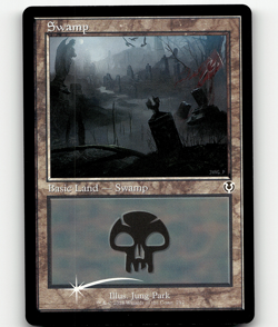 FOIL - MTG Swamp (292) (Retro Frame) - Innistrad Remastered - Image 1