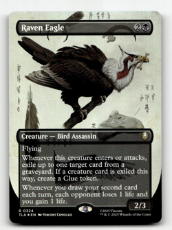 FOIL - MTG - Raven Eagle (Borderless) #324 - Avatar: The Last Airbender - Image 1
