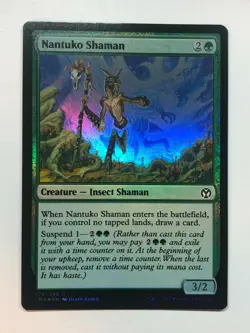 MTG Iconic Masters Nantuko Shaman 176 Foil NM/M - Image 1