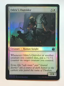 MTG Innistrad: Midnight Hunt Odric's Outrider 29 Foil NM/M - Image 1