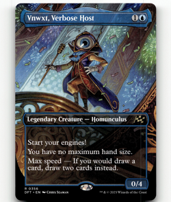 MTG Vnwxt, Verbose Host (Borderless) #356 - Aetherdrift - Image 1