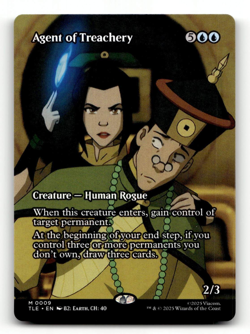 MTG - Agent of Treachery (Borderless) #9 Avatar: The Last Airbender - Image 1