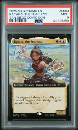 2025 MTG PROMOS SAN DIEGO COMIC CON 2025 #0003 KATARA, THE FEARLESS PSA 9 - Image 1