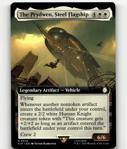 MTG The Prydwen, Steel Flagship (Extended Art) - Universes Beyond: Fallout - Image 1