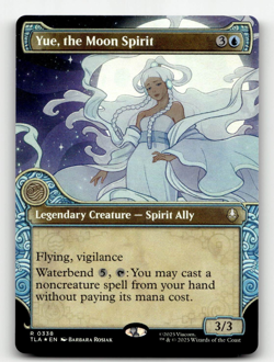 FOIL - MTG - Yue, the Moon Spirit (Showcase) #338 - Avatar: The Last Airbender - Image 1