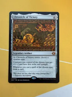 CHRONICLE OF VICTORY - Mythic - ECL Lorwyn Eclipsed MTG #0253 Free Ship - Image 1