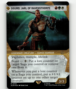FOIL - MTG Sigurd, Jarl of Ravensthorpe (Showcase) #154 - UB: Assassin's Creed - Image 1