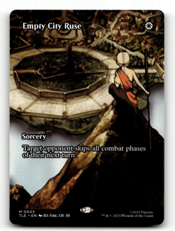 MTG - Empty City Ruse (Borderless) #3 Avatar: The Last Airbender: Eternal-Legal - Image 1