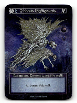 FOIL - Sorcery: Contested Realm Gibbous Nightgaunts (Exceptional) - Gothic - Image 1