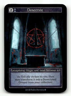 FOIL - Sorcery: Contested Realm Desecrate (Exceptional) - Gothic - Image 1