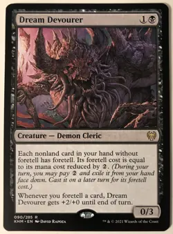 MTG Dream Devourer Kaldheim 090/285 Regular Rare - Image 1
