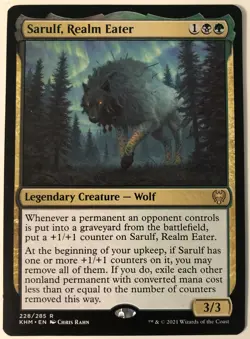 MTG Sarulf, Realm Eater Kaldheim 228/285 Regular Rare - Image 1