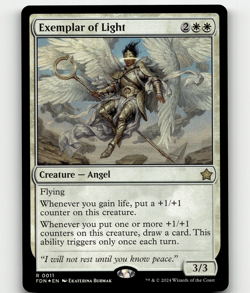 FOIL - MTG - Exemplar of Light #11 - Foundations - Image 1
