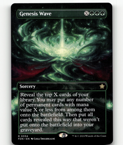 MTG - Genesis Wave (Borderless) #334 - Foundations - Image 1