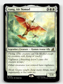 FOIL - MTG - Aang, Air Nomad #210 - Avatar: The Last Airbender - Image 1