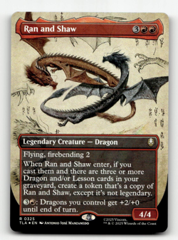 FOIL - MTG - Ran and Shaw (Borderless) #325 - Avatar: The Last Airbender - Image 1