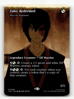 MTG Zuko, Redeemed - Rhys the Redeemed (Borderless) #52 Avatar The Last Airbende - Image 1