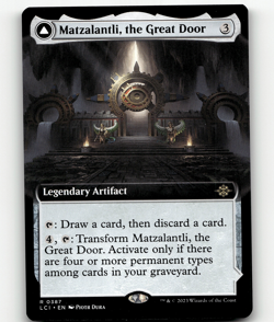 MTG Matzalantli, the Great Door (Extended Art) 387 - The Lost Caverns of Ixalan - Image 1