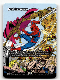 MTG - Feed the Swarm (Borderless) #16 - Marvel Universe Eternal-Legal - Image 1