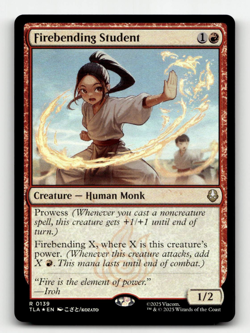 FOIL - MTG - Firebending Student #139 - Avatar: The Last Airbender - Image 1