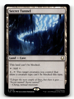 MTG - Secret Tunnel #278 - Avatar: The Last Airbender - Image 1