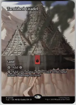 MTG Tarnished Citadel (Borderless) Normal NM Avatar: The Last Airbender Magic 59 - Image 1