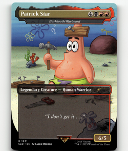 MTG Secret Lair X SpongeBob - Patrick Star - Barktooth Warbeard #1931 - Image 1