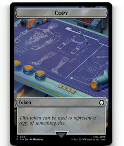 FOIL - MTG Junk Copy Double-Sided Token - Universes Beyond: Fallout - Image 2