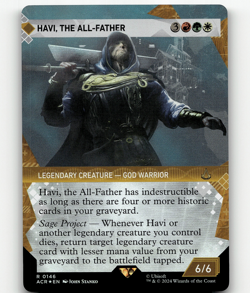 FOIL - MTG Havi, the All-Father (Showcase) - Universes Beyond: Assassin's Creed - Image 1