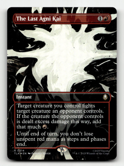 FOIL - MTG - The Last Agni Kai (Borderless) #314 - Avatar: The Last Airbender - Image 1
