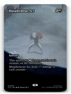 MTG - Blasphemous Act (Borderless) #26 Avatar: The Last Airbender - Image 1
