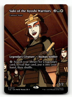 MTG Suki of the Kyoshi Warriors - Captain Sisay (Borderless) #47 Avatar The Last - Image 1