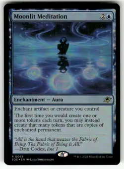 MTG - Moonlit Meditation - FOIL - Edge of Eternities (NM) - Image 1