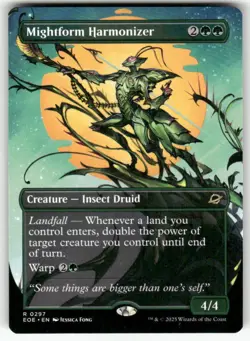 MTG - Mightform Harmonizer (Borderless) - Edge of Eternities (NM) - Image 1