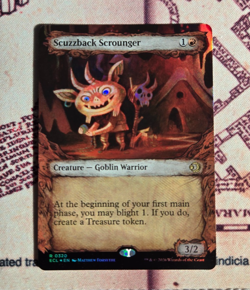 MTG Foil Scuzzback Scrounger Showcase Lorwyn Eclipsed Magic the Gathering NM - Image 1