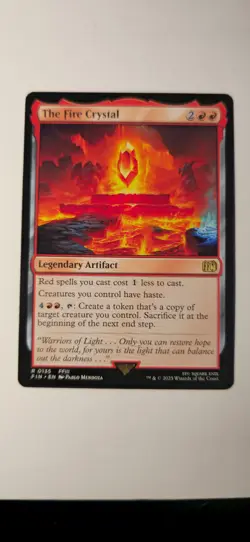 The Fire Crystal Final Fantasy Regular Magic the Gathering - Image 1