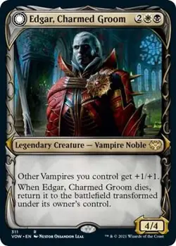 Edgar, Charmed Groom (Showcase) Innistrad: Crimson Vow LP 311 - Image 1