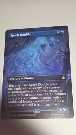 MTG Spark Double (Anime Borderless) Ravnica Remastered Regular - Image 1