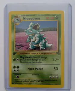 Pokemon TCG Jungle - Nidoqueen 1st Edition - Non-holo - Lighty played. - Image 1