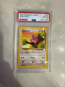 Pokemon Jigglypuff Jungle Set 1999 #54 PSA 10 Low Pop - Image 1