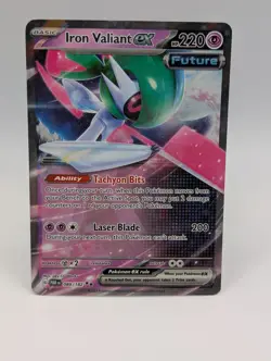 Iron Valiant ex 089/182 Sv04 - Pokemon Paradox Rift - Near Mint Holo Ultra Rare - Image 1