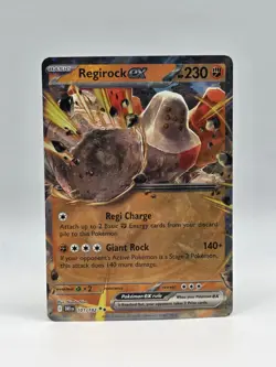Regirock ex 101/182 - Pokemon Destined Rivals - Near Mint Holo Ultra Rare - Image 1